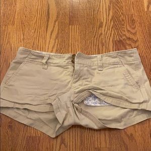Beige American Eagle Shorts
